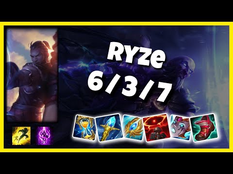 Ryze vs Rumble EU Challenger MID (6/3/7) Gameplay Replay - Patch 10.23