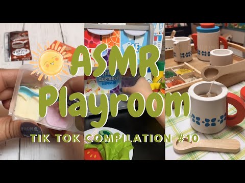 ASMR Playroom TikTok Compilation #10 | Popin' Cookin' Kit, Fake Food Cooking