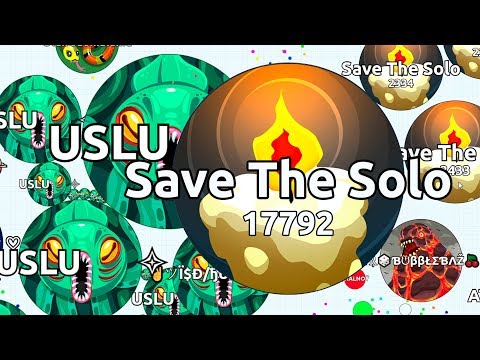 " SAVE THE SOLO " INSANE SOLO REVENGE VS TEAMS ( Agar.io Best Moments )