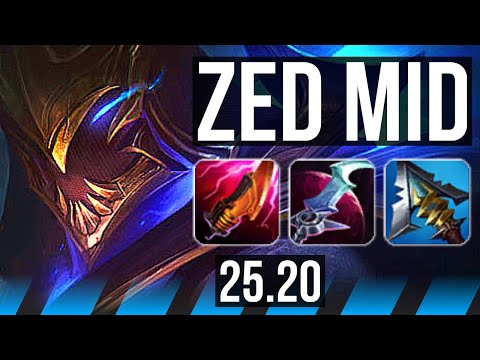 ZED vs SYNDRA (MID) | 13/0/4, Legendary | EUW Master | 25.20