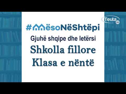 SHQIP KLASA 9  MESIMI 10