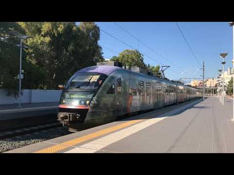 Trains In Athens Central Station