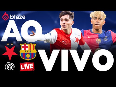 SLAVIA PRAGA X BARCELONA | AO VIVO | CHAMPIONS LEAGUE 2026  | JOGO AO VIVO PELA LIGA DOS CAMPEÕES