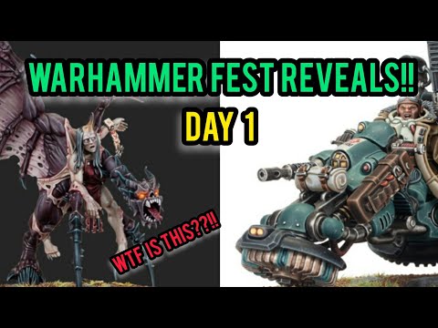 Warhammer Fest Day 1 Reveals! : CSM, Squats and More!