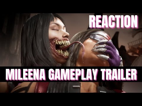 MK11 - Mileena Gameplay Trailer (Reaction)