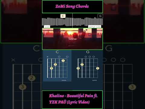 khaiino beautiful pain chord gutar