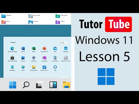 Windows 11 Tutorial Lesson 5 Moving Window Resizing Window Minimize Maximize and Close Option