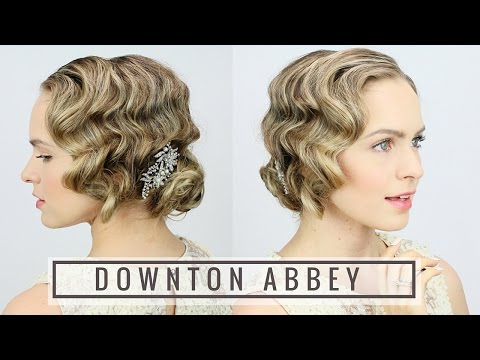 1920's Finger Wave Updo!