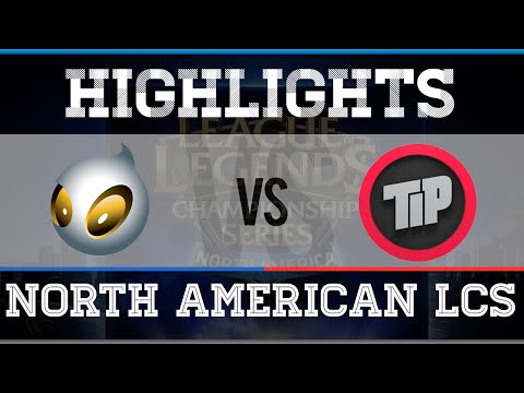NA LCS Spring 2015 Highlights : Team Dignitas vs Team Impulse (W1D2)