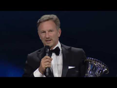 Christian Horner's award acceptance speech at FIA Prize Giving Gala 2022