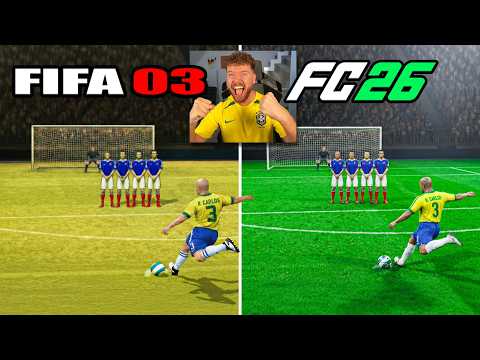 1 Freistoß Tor mit Roberto Carlos in jedem FIFA🔥