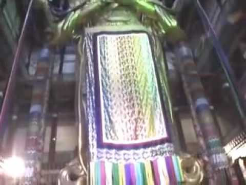 Mongolia - Gandan Monastery - The large Chenresig statue was built by Sogpu Rinpoche Guru Deva