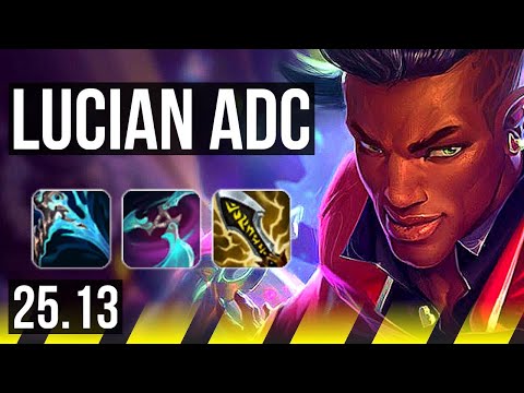 LUCIAN & Lulu vs SENNA & Braum (ADC) | 12/2/6 | KR Master | 25.13