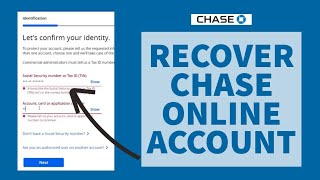 Recover Chase Online Account | How to Reset Chase Bank Online Banking Password (2022)