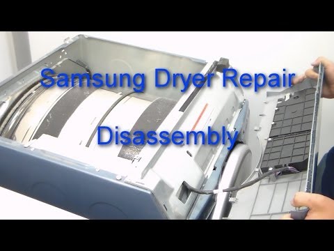 Samsung Dryer Repair - How to Disassemble