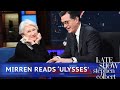 Helen Mirren Reads Poetry To An Emotional Stephen Colbert