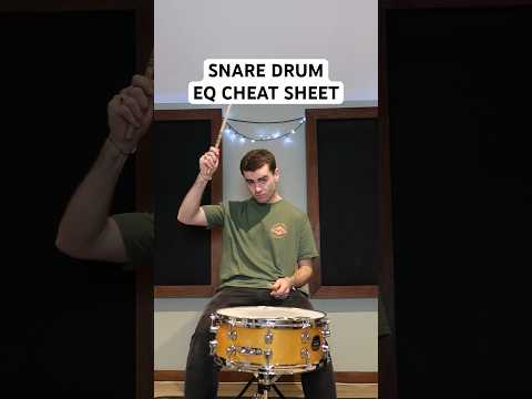 How to EQ a snare drum! #eq #producer #tipsandtricks