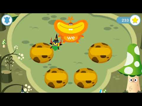 Making the sentence, Gameplay for kids with Teach Monster to Read: Phonics & Reading Game Part 51