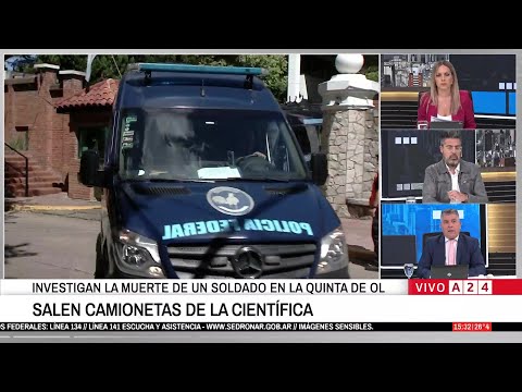 🚨 INVESTIGAN LA MUERTE DE UN SOLDADO EN LA QUINTA DE OLIVOS