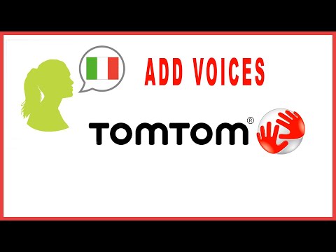 ADD VOICES TO TOMTOM GPS Video