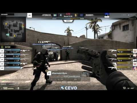Aftermatch vs OnlineBOTS Game 1 (CEVO-M CS:GO Season 8) - Helium