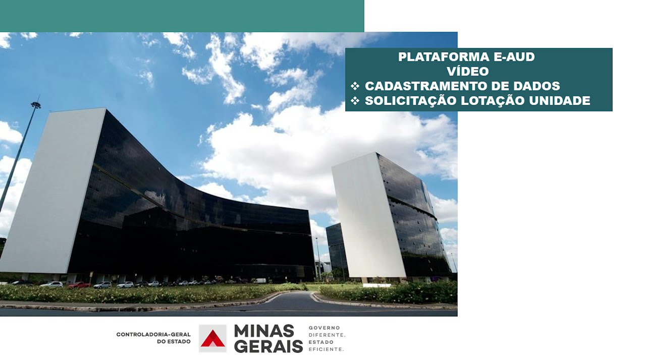 Plataforma E-Aud - Cadastramento de Dados Solicitação Lotação Unidade