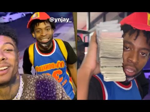 YN Jay Runs Into Blueface In Hollywood Takes Him To Choochie Land