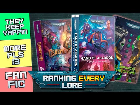 Ranking Warhammer 40K's factions by LORE!