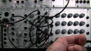 Video thumbnail for Doepfer A127 Triple Voltage Controlled Resonant Filter Part Three-More Modulation by Raul's World of Synths