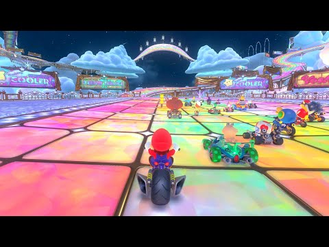 Mario Kart World - Rainbow Road 4k Gameplay (150cc)