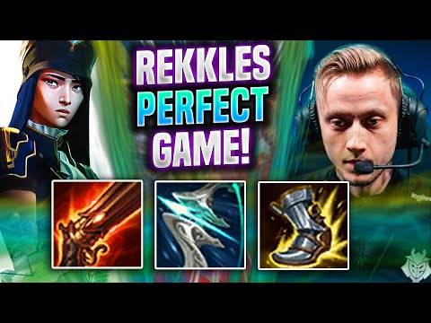 KC REKKLES PERFECT GAME WITH CAITLYN! - KC Rekkles Plays Caitlyn ADC vs Soraka! | Preseason 2022