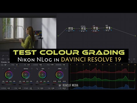 Test Colour Grading Nikon NLog RAW // Davinci Resolve 19