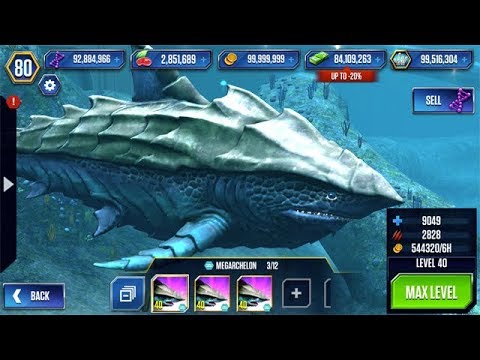 THE BIGGEST SHARK EVER NEW MEGARCHELON MEGALOGON HYBRID (JURASSIC WORLD)