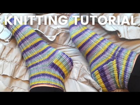 Knitting Socks on Magic Loop [Beginner friendly!]
