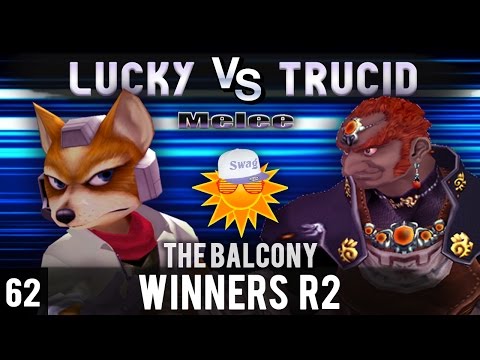 Melee @ the Balcony 62 - Winners R2 ft. Selfless|Lucky (Fox) VS Trucid (Ganondorf)