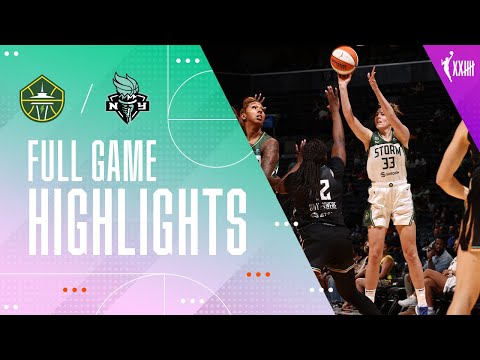 SEATTLE STORM vs. NEW YORK LIBERTY | FULL GAME HIGHLIGHTS | August 20, 2021