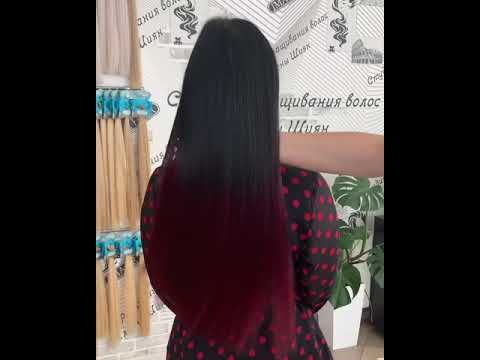 Фото Эксклюзивные волосы. 
Наращивание волос омбре, сделаные по индивидуальному заказу клиента. Студия наращивания волос Елены Шиян 