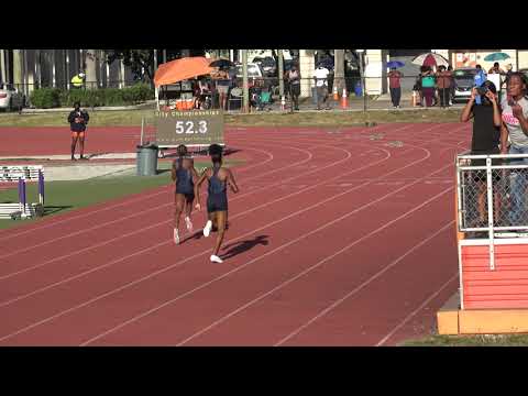 Girls 400m Section 1 Finals Fort Lauderdale City Championships 2021