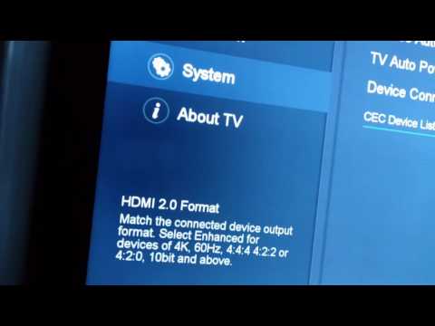 How to add HDR support to the hisense 50H8C
