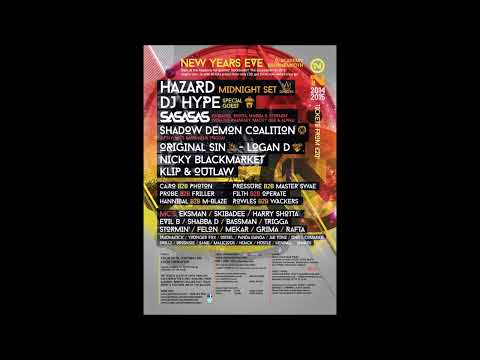 Phantasy Macky Gee - SASASAS Skibadee Shabba D Harry Shotta Stormin @ One Nation NYE 2014