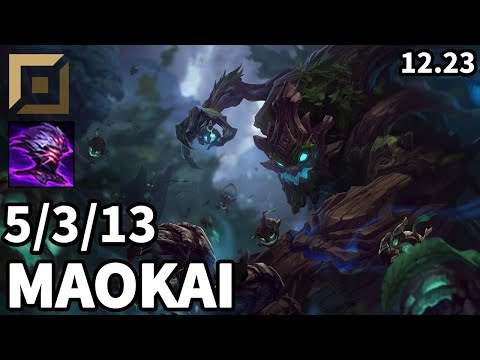 Maokai Top vs Vayne - KR Master | Patch 12.23