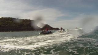 preview picture of video 'Jetski Fun at Ettalong Beach Yamaha Fzs'