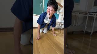 口でペットボトルフリップチャレンジ！！