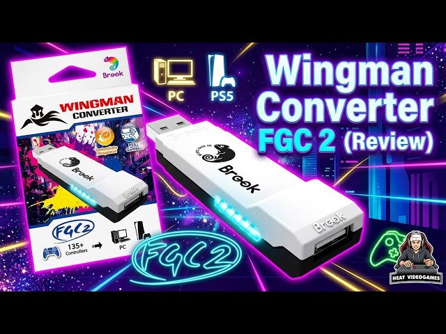Vídeo relacionado con Brook Wingman FGC - Palo de Lucha para PS5, PS4 y PC (X-Input) Blanco y Rojo