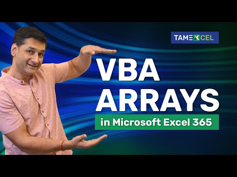 VBA Array in Microsoft Excel 365 for Windows