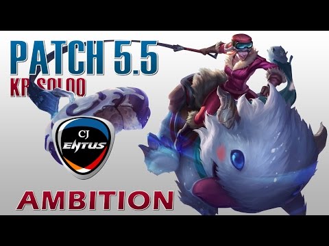 CJ Entus Ambition - Sejuani Jungle - KR SoloQ