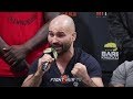 ARTEM LOBOV ROASTS PAULIE MALIGNAGGI AND QUESTIONS HIS HEART DURING BKFC 6 Q & A