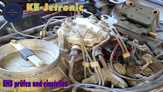 Mercedes KE-Jetronic: Diagnostyka i regulacja EHA (R107, W126, W201, W124, W463)