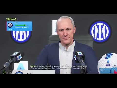 FIFA 22 career mode Inter Milan S3 EP6 We beat Juve 1-0 and are 9 points clear in the league.