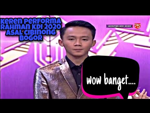 RAHMAN KDI 2020 MEMBUAT TERKESIMA #AYUTINGTING# DENGAN LAGU #PUJA# YANG DINYANYIKAN